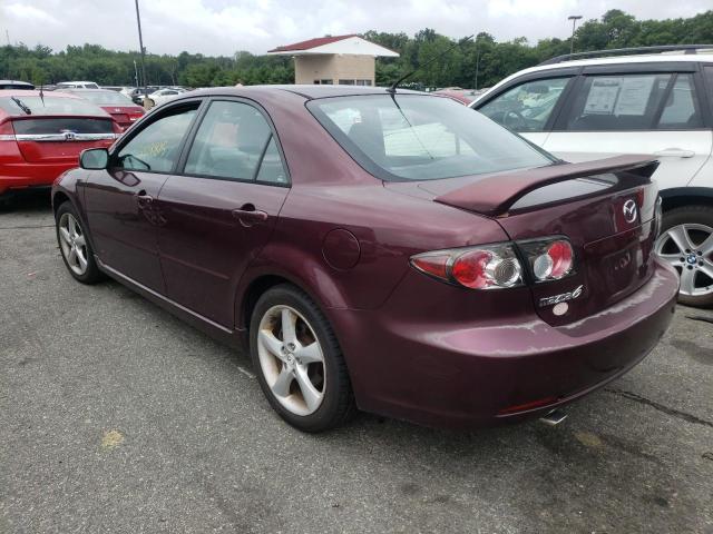 1YVHP80C185M42057 - 2008 MAZDA 6 I MAROON photo 3