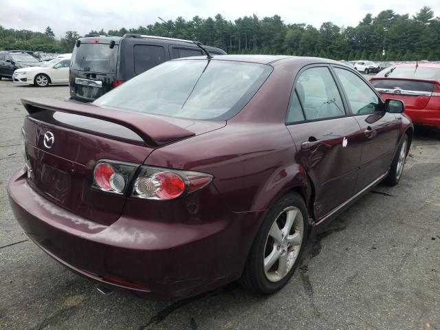 1YVHP80C185M42057 - 2008 MAZDA 6 I MAROON photo 4