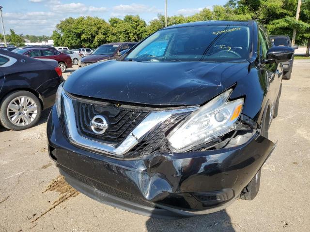 5N1AZ2MH8GN169827 - 2016 NISSAN MURANO BLACK photo 9