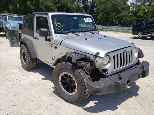 1J4AA2D16AL228059 - 2010 JEEP WRANGLER S SILVER photo 1