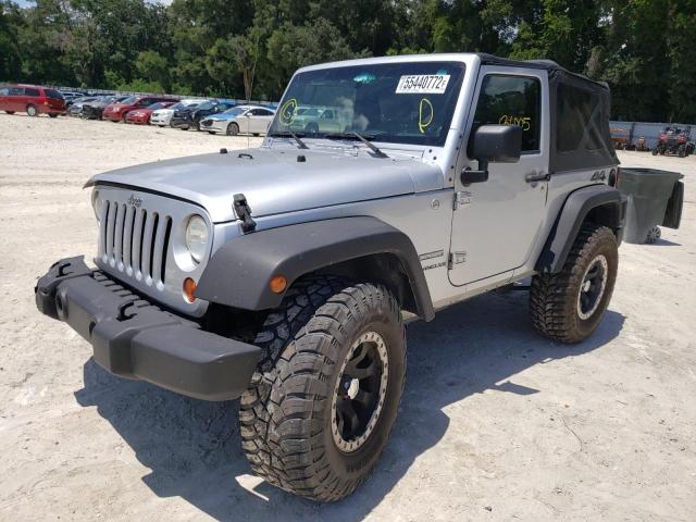 1J4AA2D16AL228059 - 2010 JEEP WRANGLER S SILVER photo 2