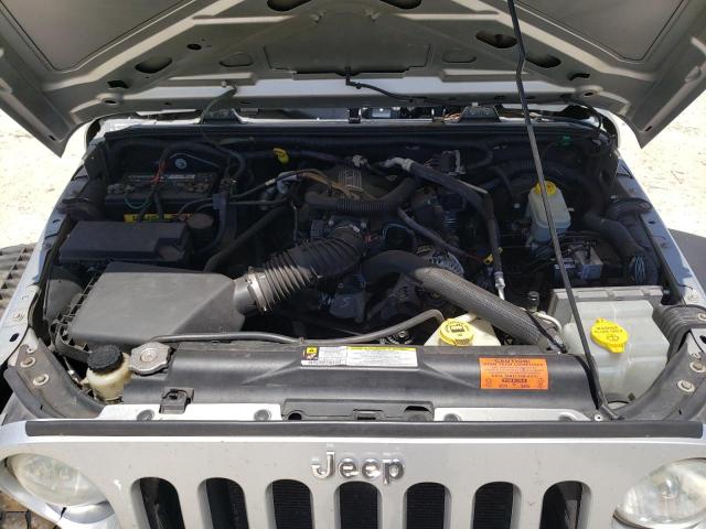 1J4AA2D16AL228059 - 2010 JEEP WRANGLER S SILVER photo 7