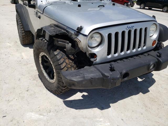 1J4AA2D16AL228059 - 2010 JEEP WRANGLER S SILVER photo 9