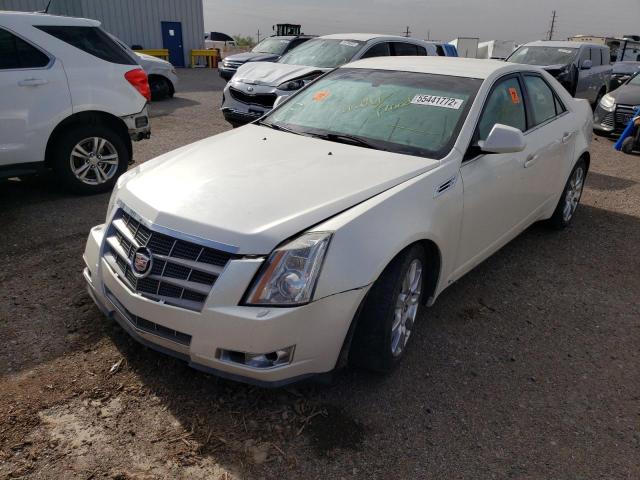 1G6DR57V180150655 - 2008 CADILLAC CTS HI FEA WHITE photo 2