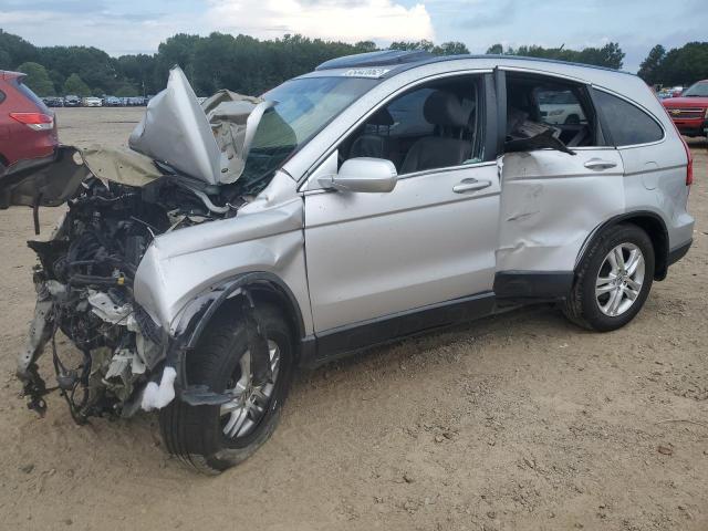 5J6RE3H72BL046825 - 2011 HONDA CR-V EXL SILVER photo 10