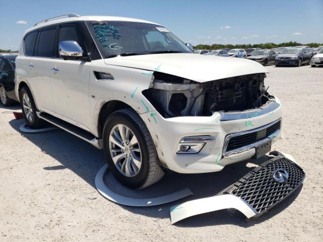 JN8AZ2NC5G9400672 - 2016 INFINITI QX80 WHITE photo 1