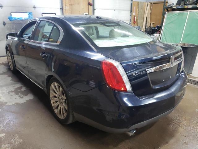 1LNHM94R49G600153 - 2009 LINCOLN MKS BLUE photo 3