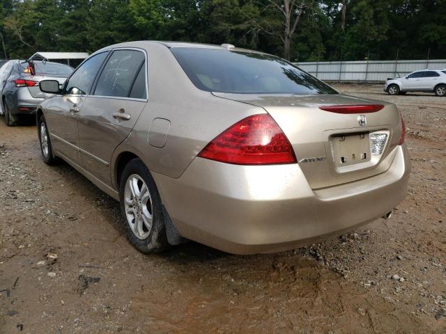 1HGCM56836A176511 - 2006 HONDA ACCORD EX GOLD photo 3