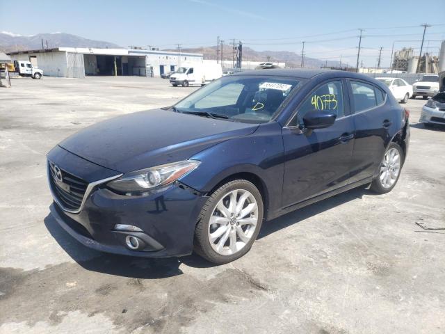 JM1BM1N34G1277289 - 2016 MAZDA 3 GRAND TO BLUE photo 2