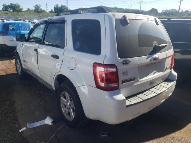 1FMCU5K39AKC17070 - 2010 FORD ESCAPE HYB WHITE photo 3