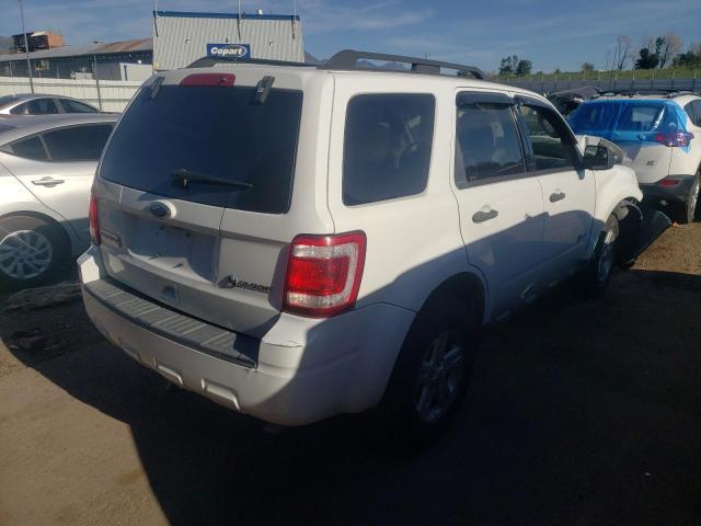 1FMCU5K39AKC17070 - 2010 FORD ESCAPE HYB WHITE photo 4