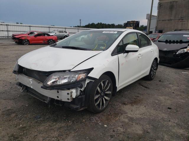 19XFB2F90FE022537 - 2015 HONDA CIVIC EXL 白色 照片 2