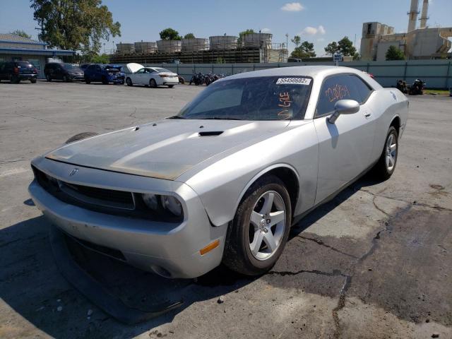 2B3CJ4DV4AH313154 - 2010 DODGE CHALLENGER SILVER photo 2