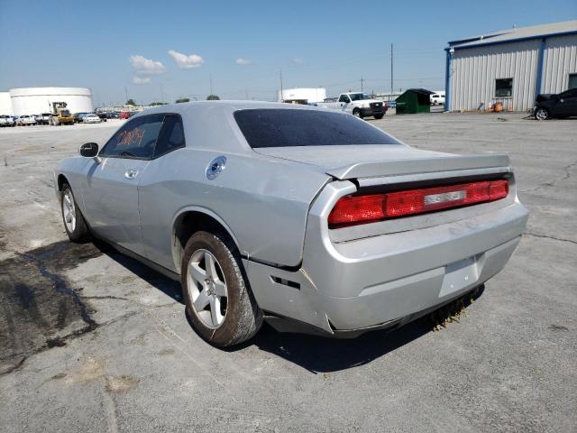 2B3CJ4DV4AH313154 - 2010 DODGE CHALLENGER SILVER photo 3