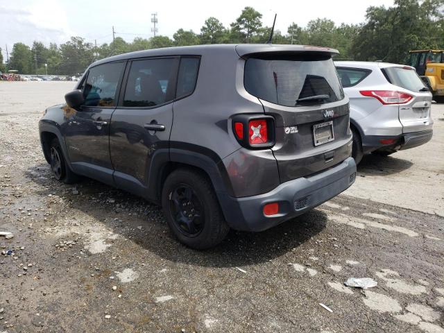 ZACCJAAB8JPG79916 - 2018 JEEP RENEGADE S GRAY photo 3