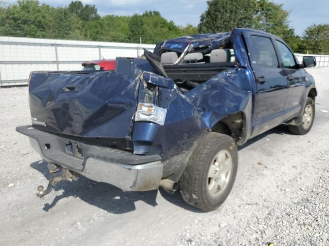 5TFEY5F14AX077765 - 2010 TOYOTA TUNDRA CRE BLUE photo 4