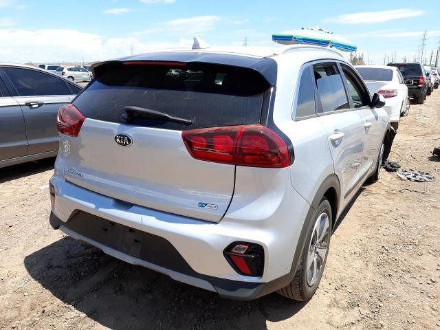 KNDCB3LC5L5396951 - 2020 KIA NIRO LX SILVER photo 4