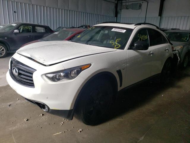 JN8CS1MW8GM752502 - 2016 INFINITI QX70 WHITE photo 2