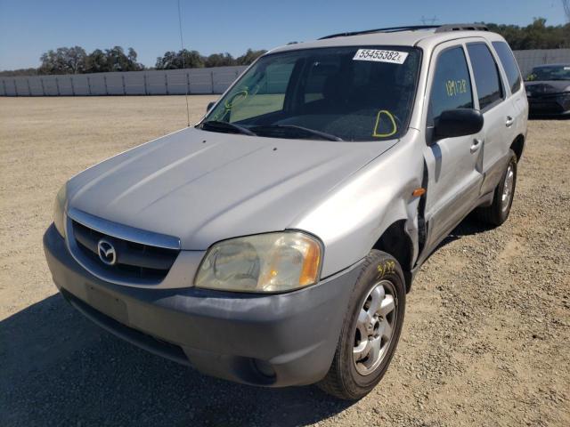 4F2YZ02B94KM19479 - 2004 MAZDA TRIBUTE DX SILVER photo 2