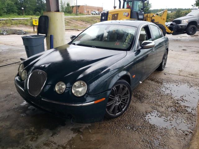 SAJWA01A77FN79009 - 2007 JAGUAR S-TYPE GREEN photo 2