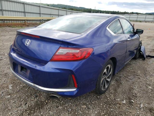 1HGCT1B35GA003404 - 2016 HONDA ACCORD LX- BLUE photo 4