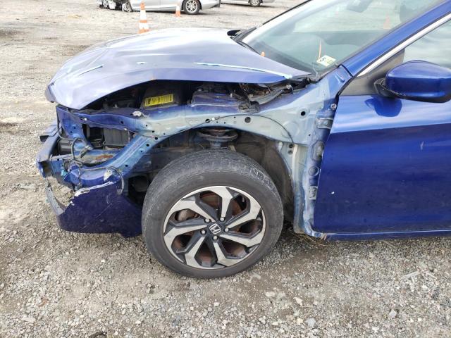 1HGCT1B35GA003404 - 2016 HONDA ACCORD LX- BLUE photo 9