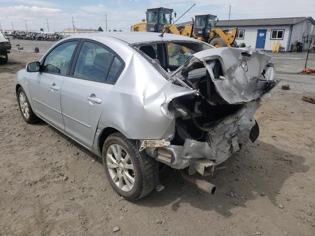 JM1BK32F371769702 - 2007 MAZDA 3 I SILVER photo 3