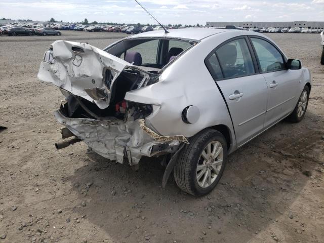 JM1BK32F371769702 - 2007 MAZDA 3 I SILVER photo 4