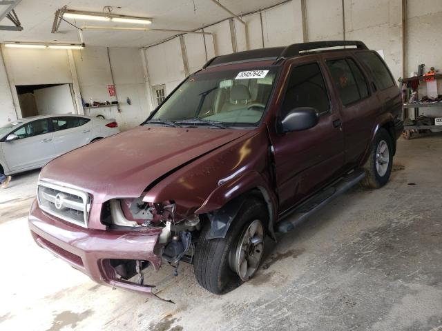 JN8DR09Y04W900811 - 2004 NISSAN PATHFINDER MAROON photo 2