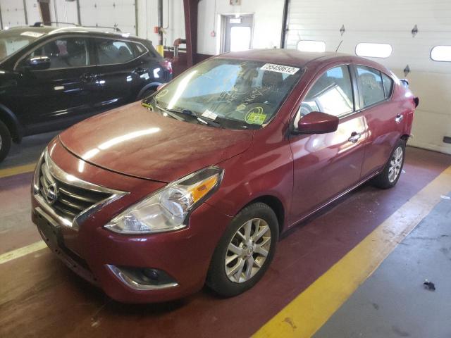 3N1CN7AP9JL840269 - 2018 NISSAN VERSA S RED photo 2