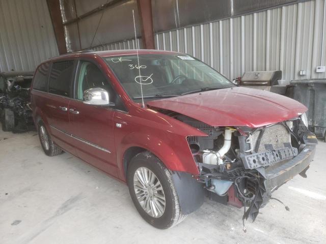 2C4RC1CG6ER363879 - 2014 CHRYSLER TOWN & COU RED photo 1