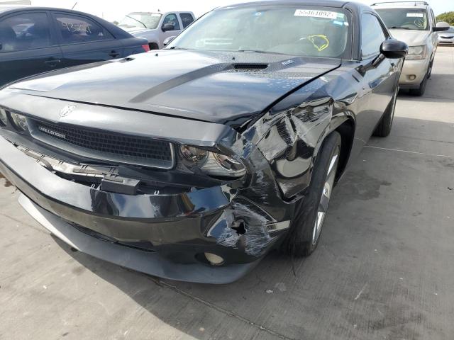 2B3LJ54T09H510161 - 2009 DODGE CHALLENGER BLACK photo 9