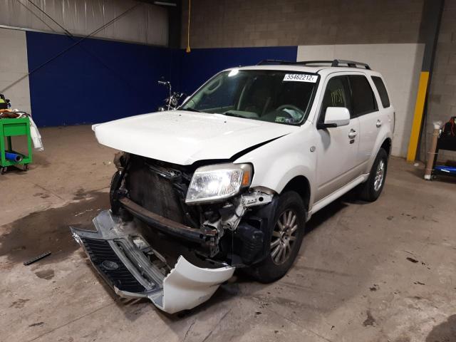 4M2CU87789KJ20966 - 2009 MERCURY MARINER PR WHITE photo 2