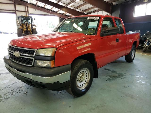 1GCEK19V67E131922 - 2007 CHEVROLET SILVERADO RED photo 2