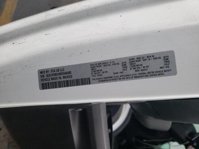 3C6LRVBG4ME546492 - 2021 RAM PROMASTER 双色 照片 10