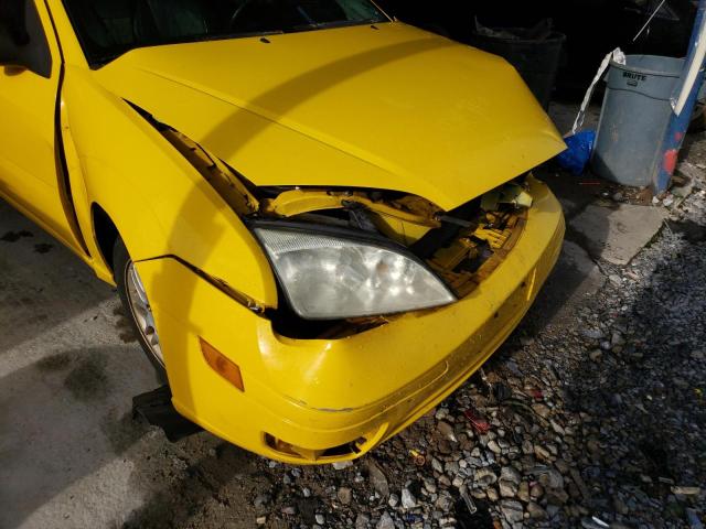 1FAFP37N27W196030 - 2007 FORD FOCUS ZX5 YELLOW photo 9