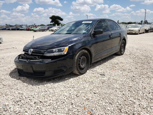 3VW2K7AJ4CM352077 - 2012 VOLKSWAGEN JETTA BASE Սև լուսանկար 2