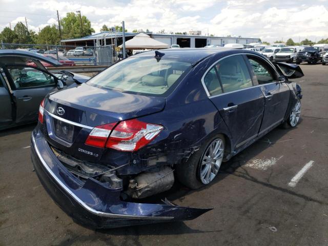 KMHGC4DF6CU206976 - 2012 HYUNDAI GENESIS 4. BLUE photo 4