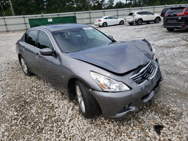 JN1CV6AP0FM580853 - 2015 INFINITI Q40 GRAY photo 1