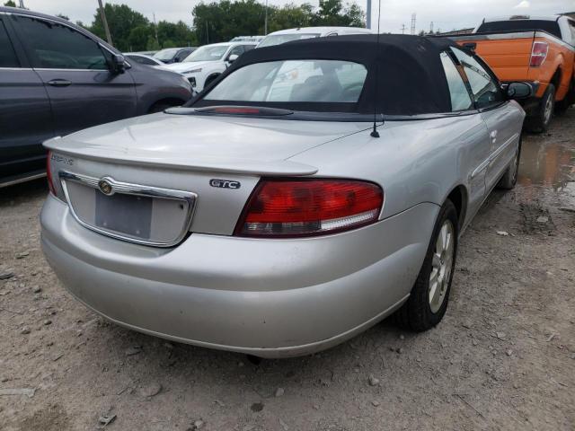 1C3EL75R85N638847 - 2005 CHRYSLER SEBRING SILVER photo 4