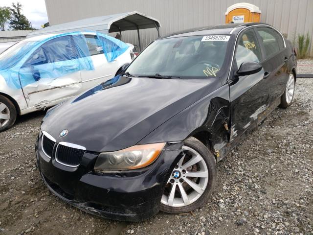 WBAVA375X7NL10608 - 2007 BMW 328 I BLACK photo 2