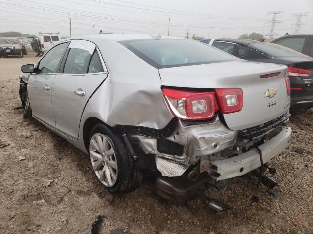 1G11H5SA0DF326375 - 2013 CHEVROLET MALIBU LTZ ვერცხლისფერი ფოტო 3