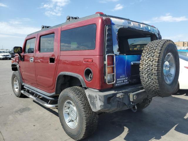 5GRGN23U83H143454 - 2003 HUMMER H2 BURGUNDY photo 3