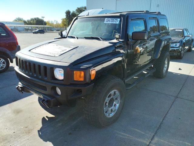 5GTDN136868116607 - 2006 HUMMER H3 BLACK photo 2