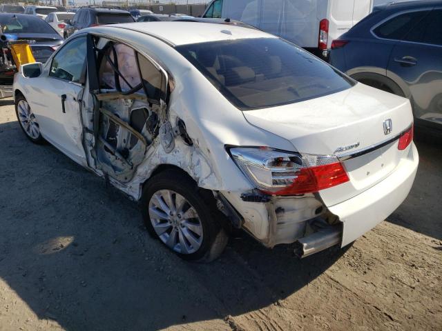 1HGCR2F81EA025150 - 2014 HONDA ACCORD EXL WHITE photo 3