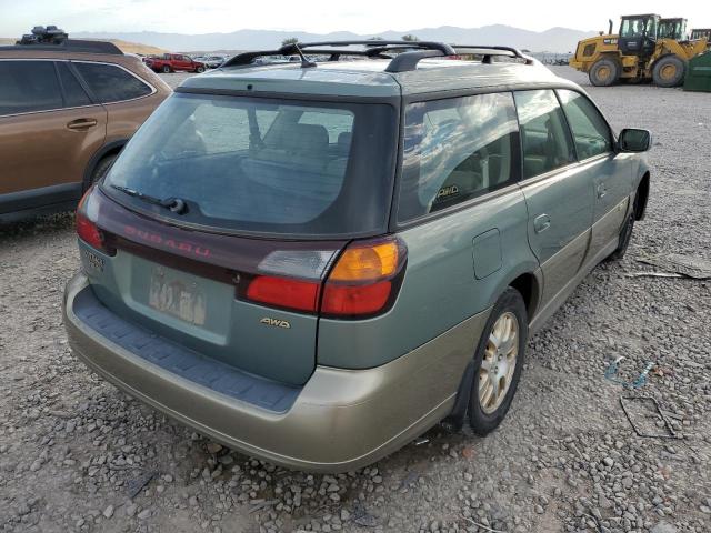 4S3BH806037605281 - 2003 SUBARU OUTBACK GREEN photo 4