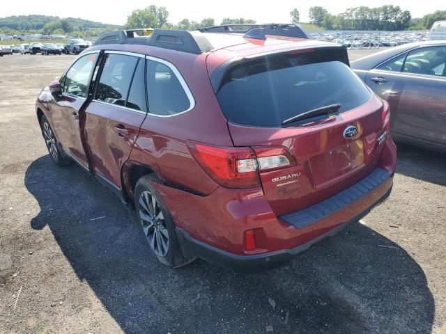 4S4BSANC1H3279556 - 2017 SUBARU OUTBACK RED photo 3