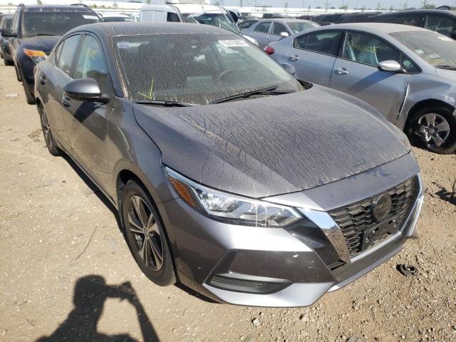 3N1AB8CV2LY284099 - 2020 NISSAN SENTRA SV GRAY photo 1