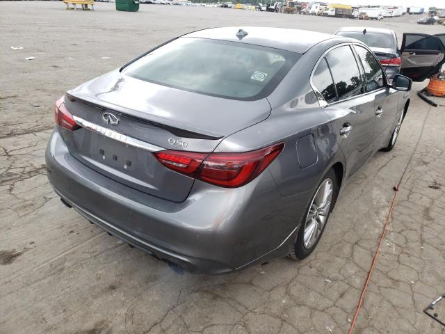 JN1EV7AP2JM363635 - 2018 INFINITI Q50 LUXE GRAY photo 4