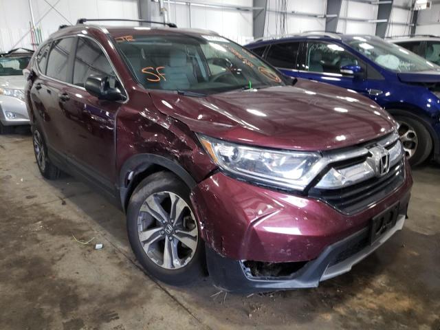 5J6RW6H35HL002970 - 2017 HONDA CR-V LX BURGUNDY photo 1